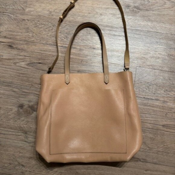 Madwell Large transport leather tote, Neutral-Beige - Picture 2 of 5